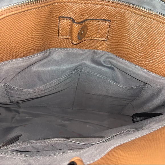 Kenneth Cole Reaction Melanie double handle purse brown - Picture 12 of 14